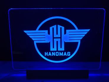 Hanomag Rundes Motiv LED Schild